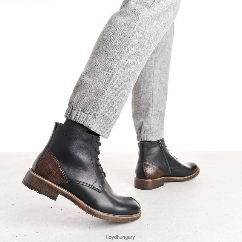 cipő HU LLOYD férfiak dupla fekete 6444N540