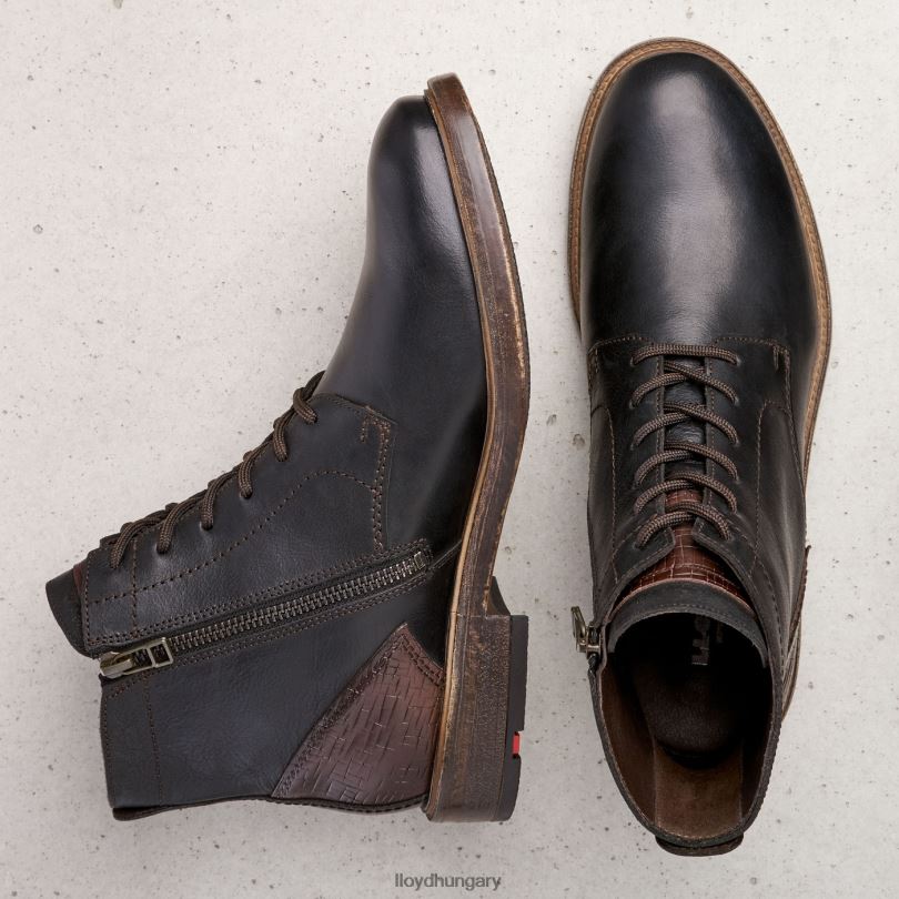 cipő HU LLOYD férfiak dupla fekete 6444N540