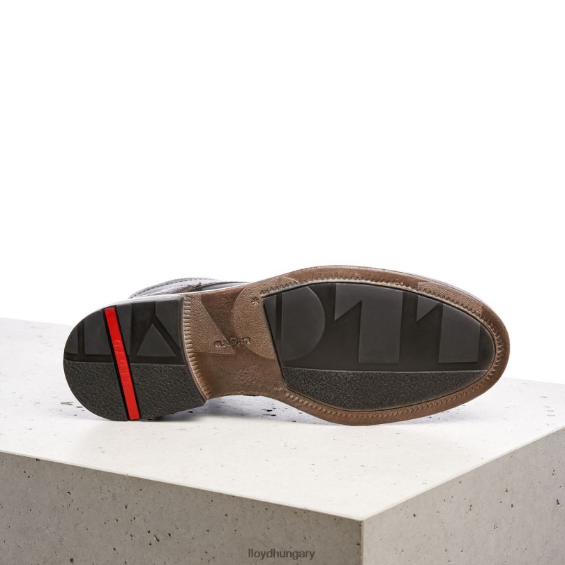 cipő HU LLOYD férfiak dupla fekete 6444N540