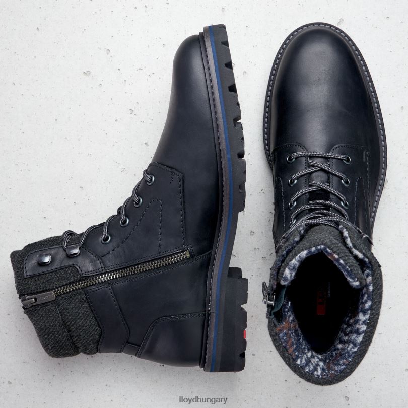 cipő HU LLOYD férfiak flavio fekete 6444N505