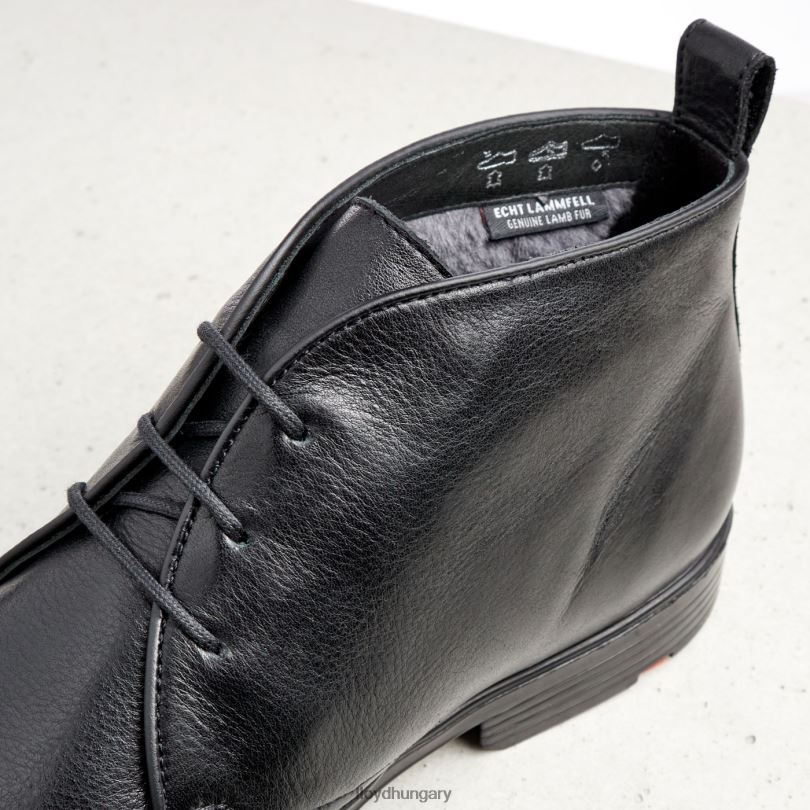 cipő HU LLOYD férfiak heras fekete 6444N34