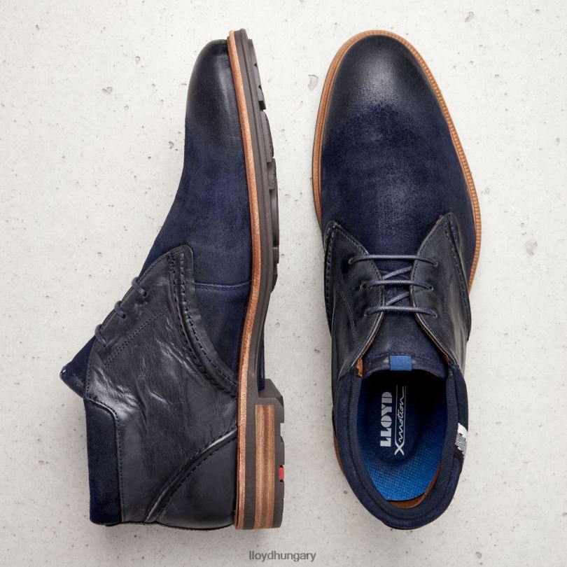 cipő HU LLOYD férfiak melvin kék 6444N262