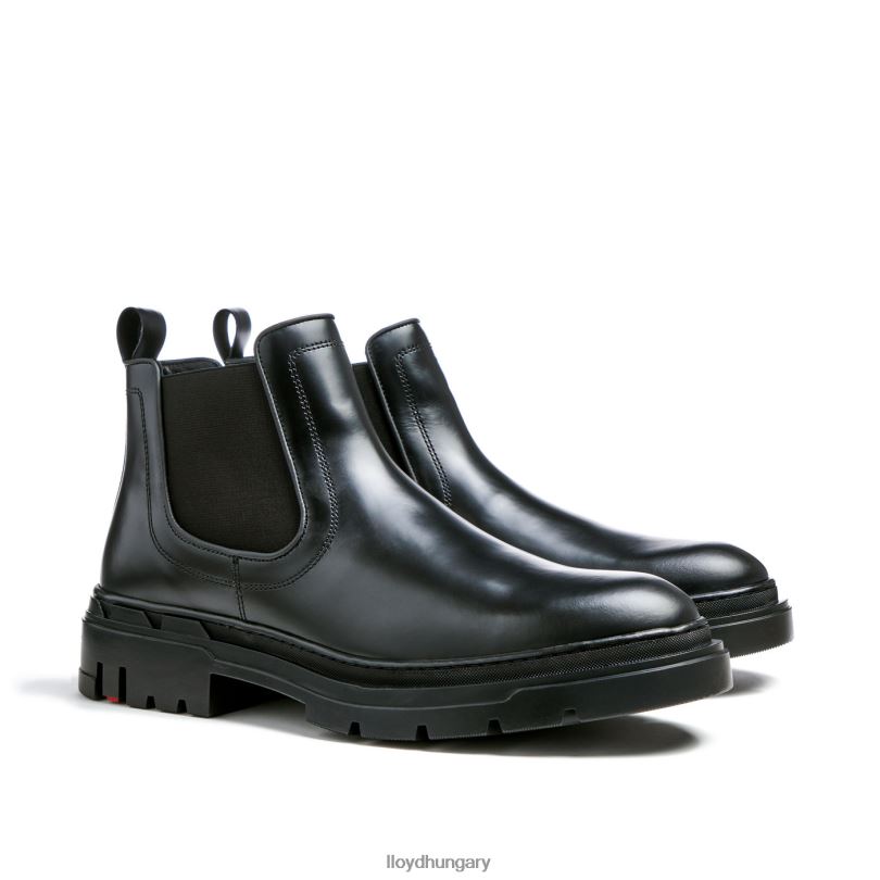 cipő HU LLOYD férfiak royan fekete 6444N484