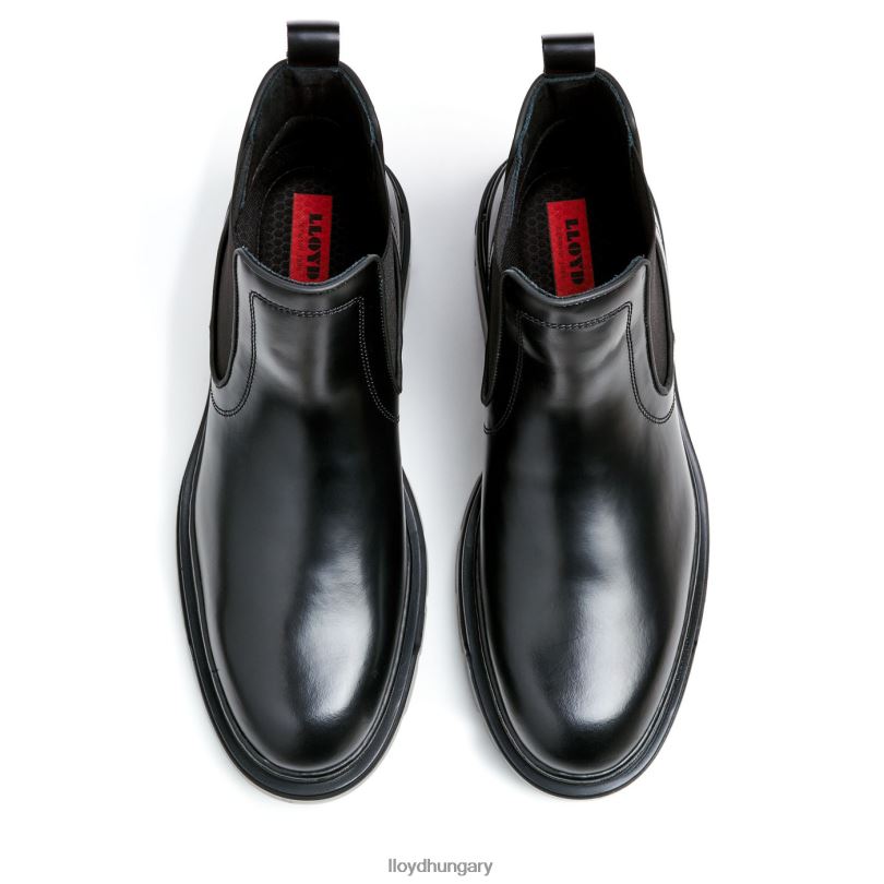 cipő HU LLOYD férfiak royan fekete 6444N484