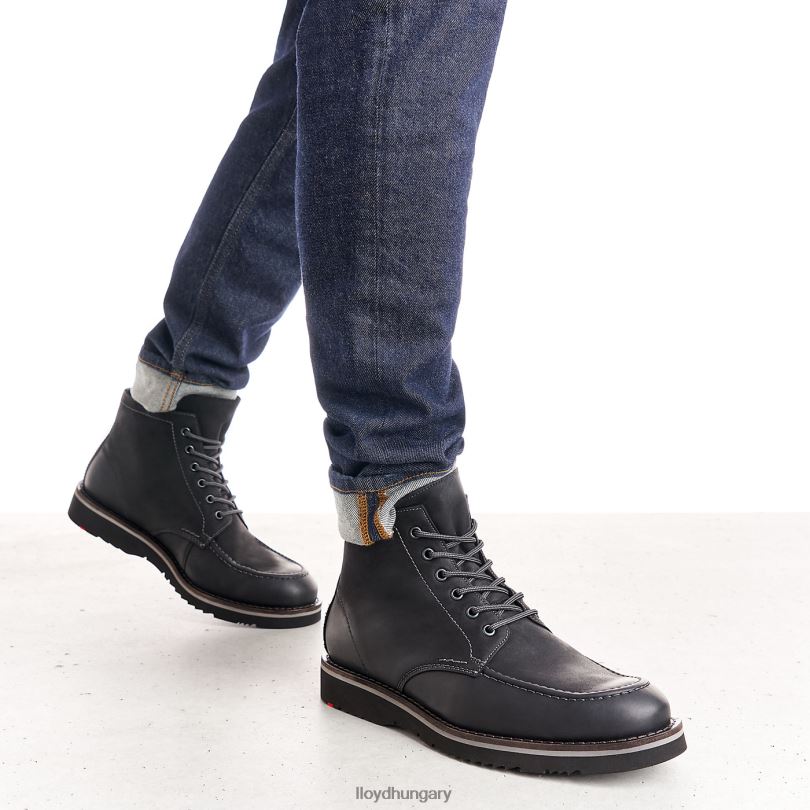 cipő HU LLOYD férfiak tagadó fekete 6444N503