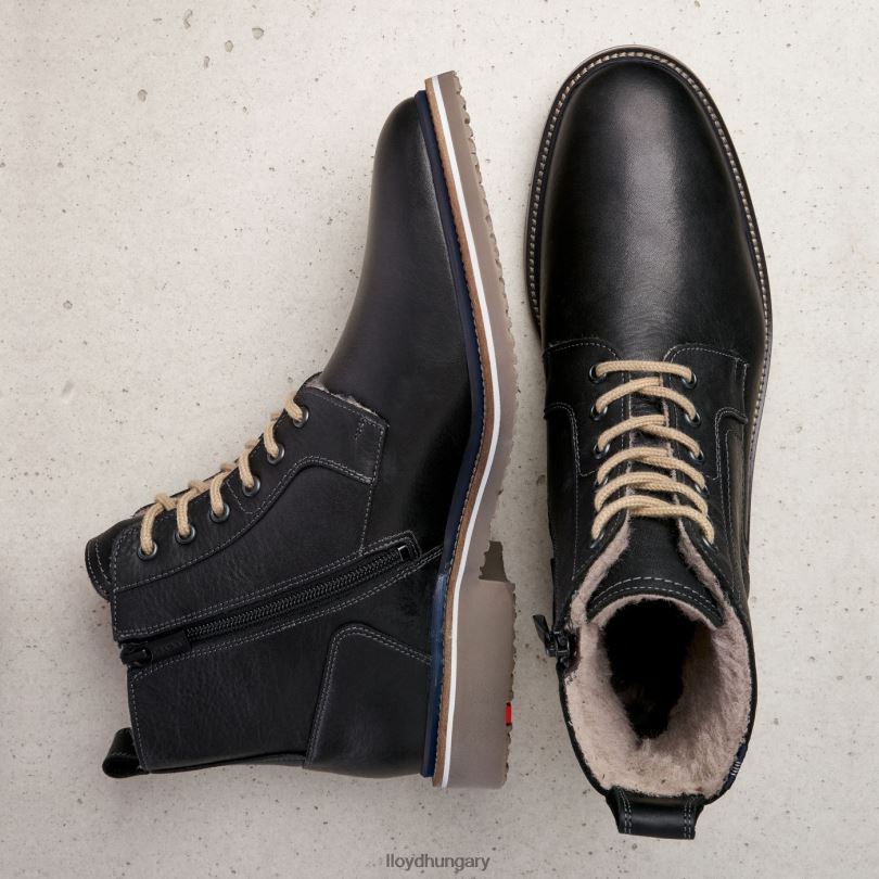 cipő HU LLOYD férfiak vidal fekete 6444N517