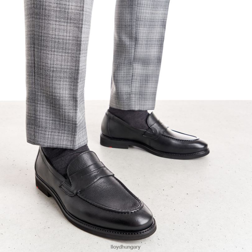 cipő HU LLOYD férfiak reg fekete 6444N179