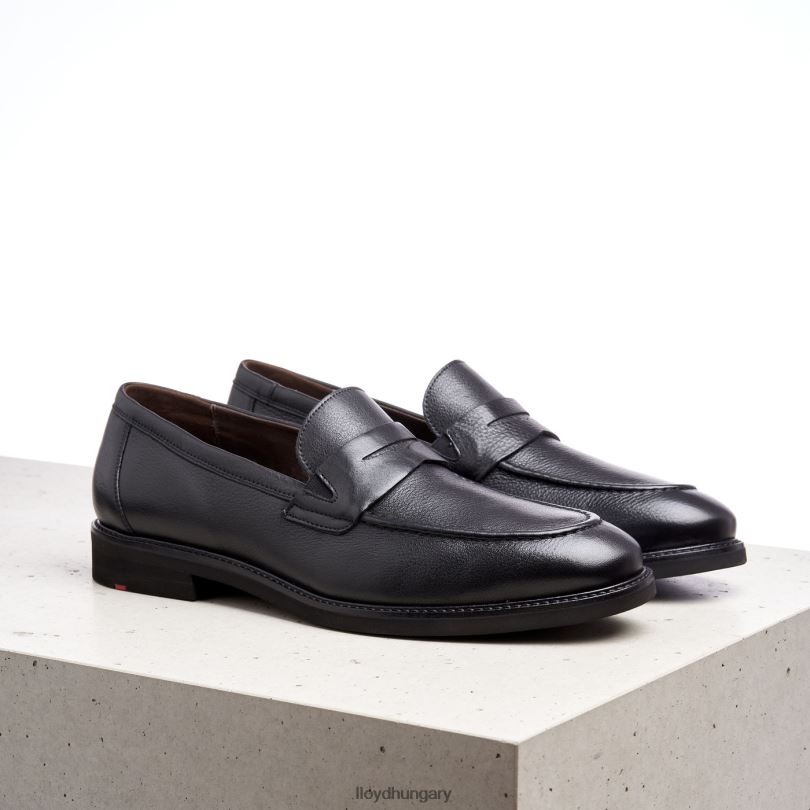 cipő HU LLOYD férfiak reg fekete 6444N179