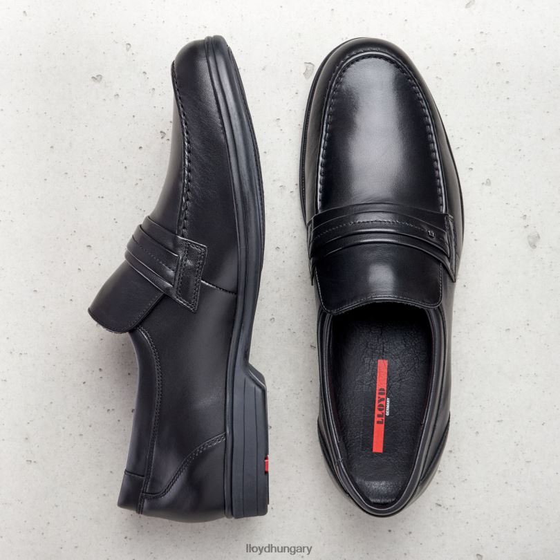cipő HU LLOYD férfiak vörösbegy fekete 6444N187