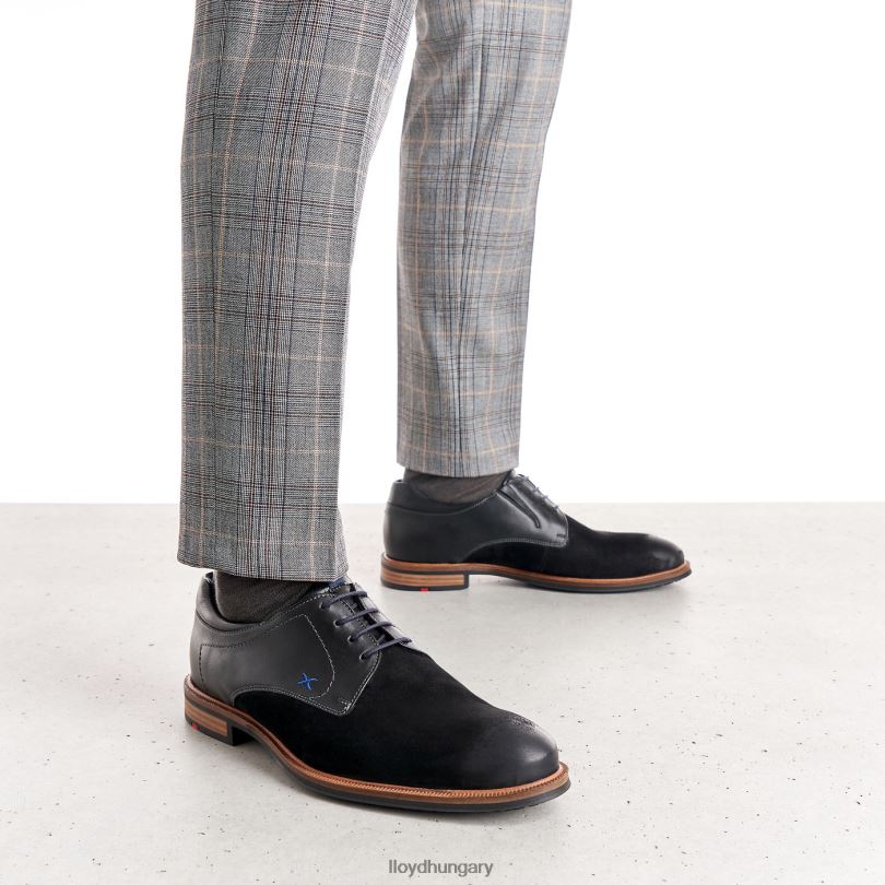cipő HU LLOYD férfiak Kaunas (xtrawide) fekete 6444N243