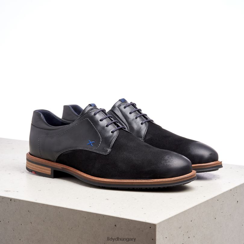 cipő HU LLOYD férfiak Kaunas (xtrawide) fekete 6444N243