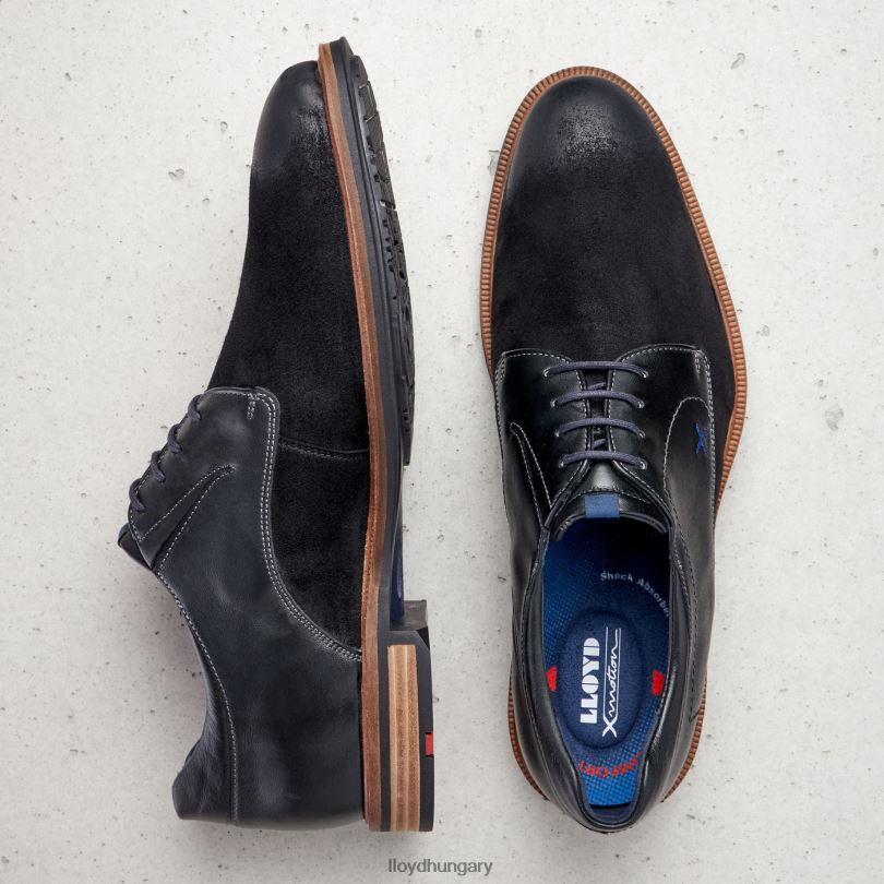 cipő HU LLOYD férfiak Kaunas (xtrawide) fekete 6444N243