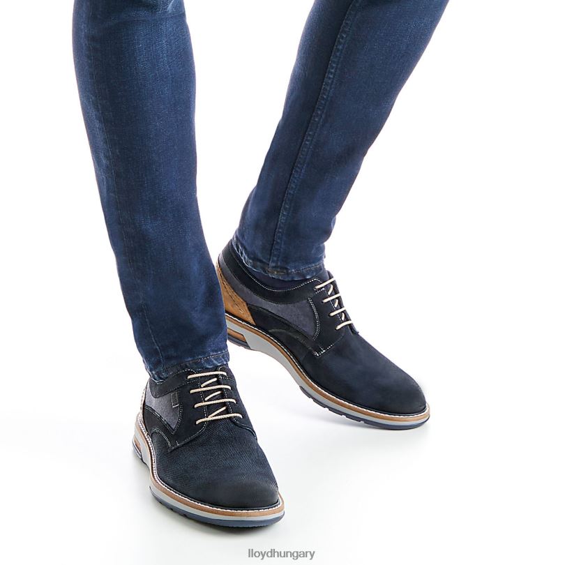 cipő HU LLOYD férfiak darris kék 6444N585