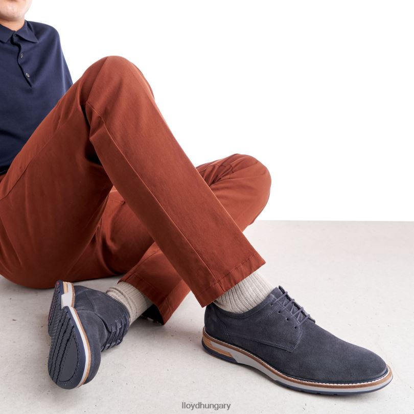 cipő HU LLOYD férfiak garcia kék 6444N221