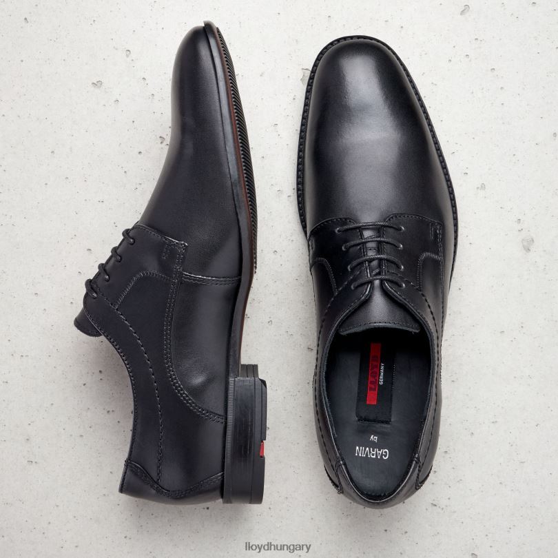 cipő HU LLOYD férfiak garvin fekete 6444N155