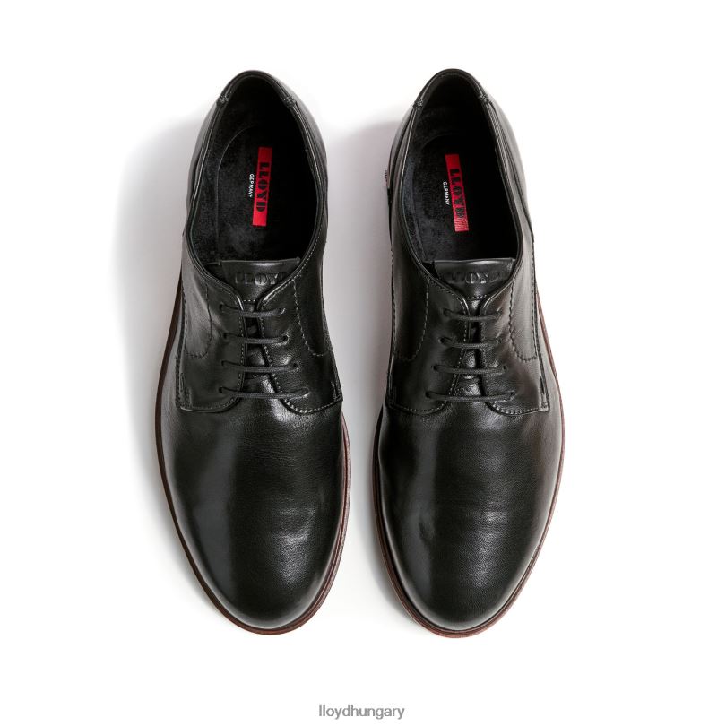 cipő HU LLOYD férfiak hús (xtrawide) fekete 6444N222