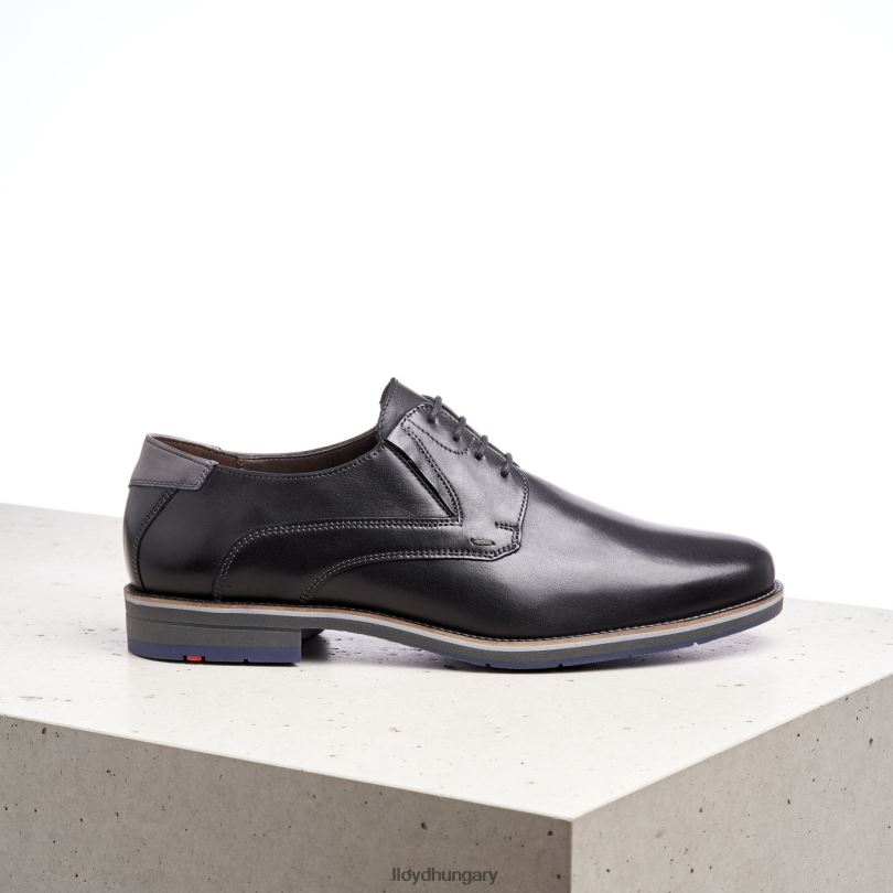 cipő HU LLOYD férfiak kazan (xtrawide) fekete 6444N175