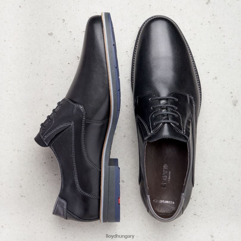 cipő HU LLOYD férfiak kazan (xtrawide) fekete 6444N175
