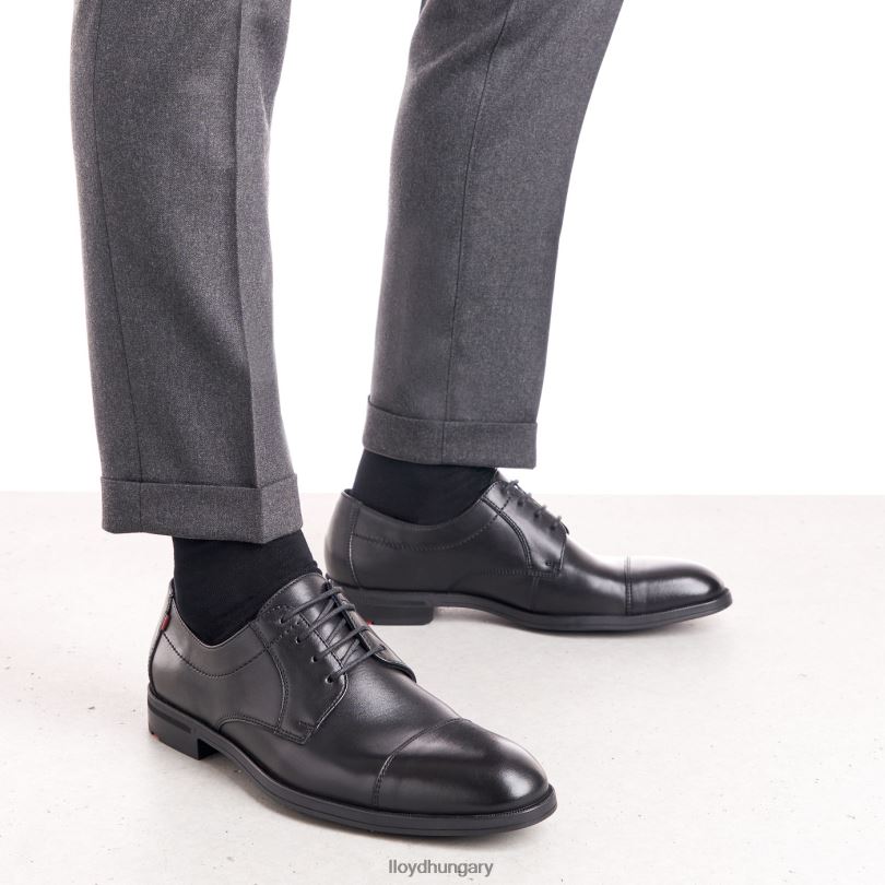 cipő HU LLOYD férfiak kemény épületmészkő fekete 6444N571