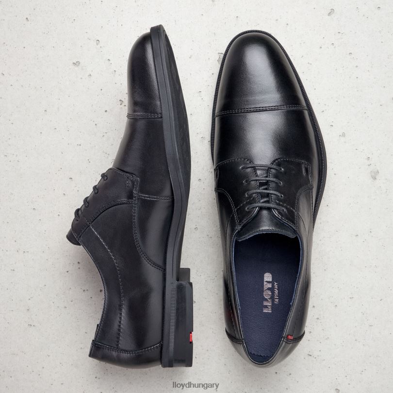 cipő HU LLOYD férfiak kemény épületmészkő fekete 6444N571