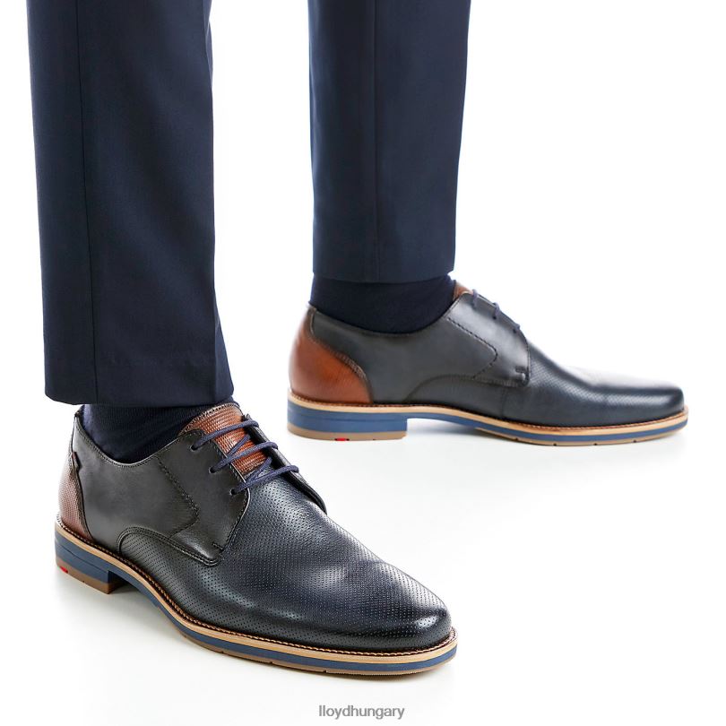 cipő HU LLOYD férfiak lagos kék 6444N106