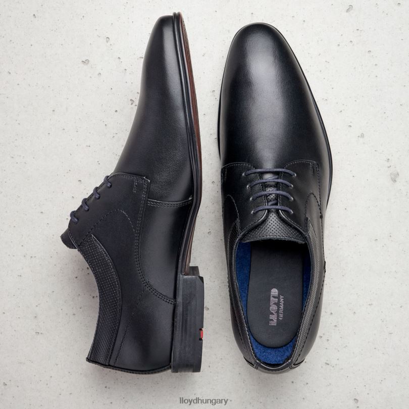 cipő HU LLOYD férfiak madison fekete 6444N191