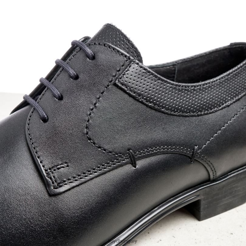 cipő HU LLOYD férfiak madison fekete 6444N191