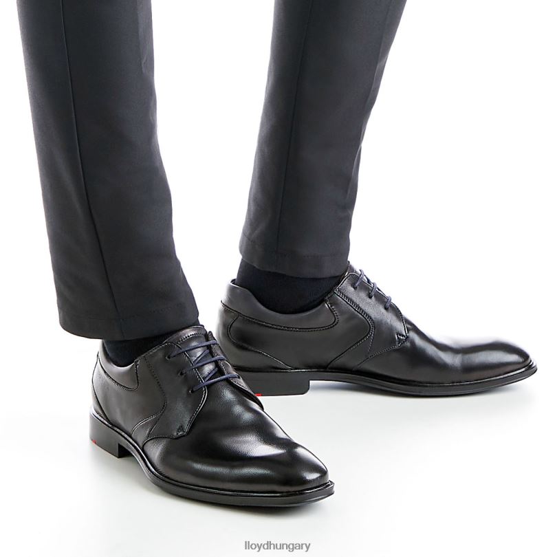 cipő HU LLOYD férfiak monty fekete 6444N81