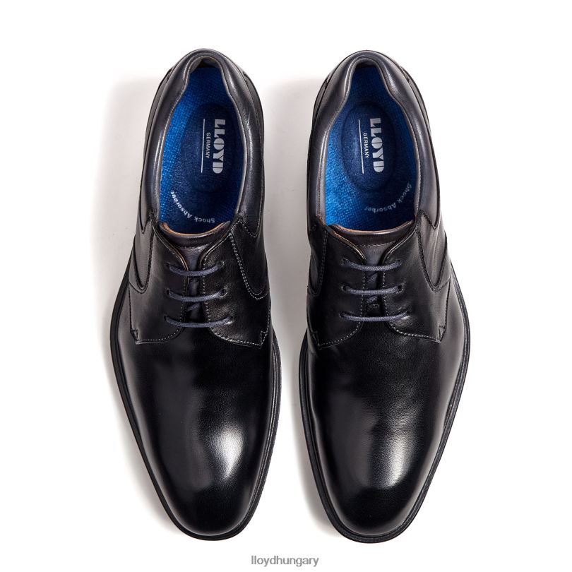 cipő HU LLOYD férfiak monty fekete 6444N81