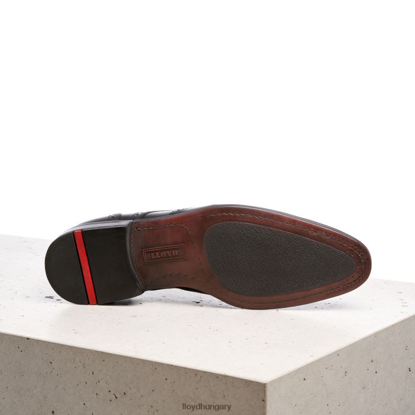 cipő HU LLOYD férfiak morton fekete 6444N186