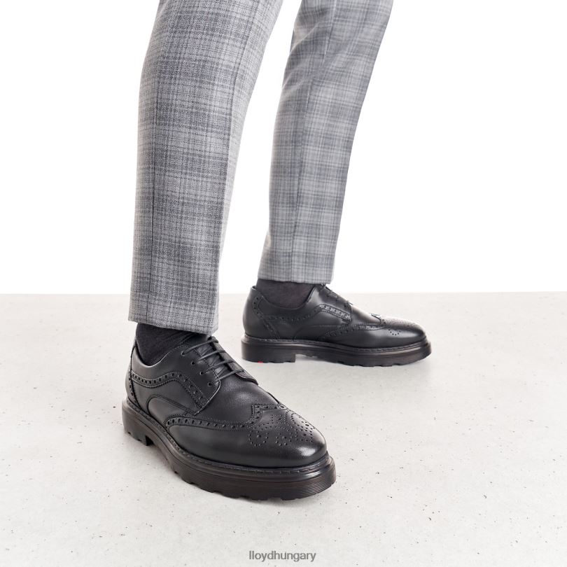 cipő HU LLOYD férfiak orne fekete 6444N121