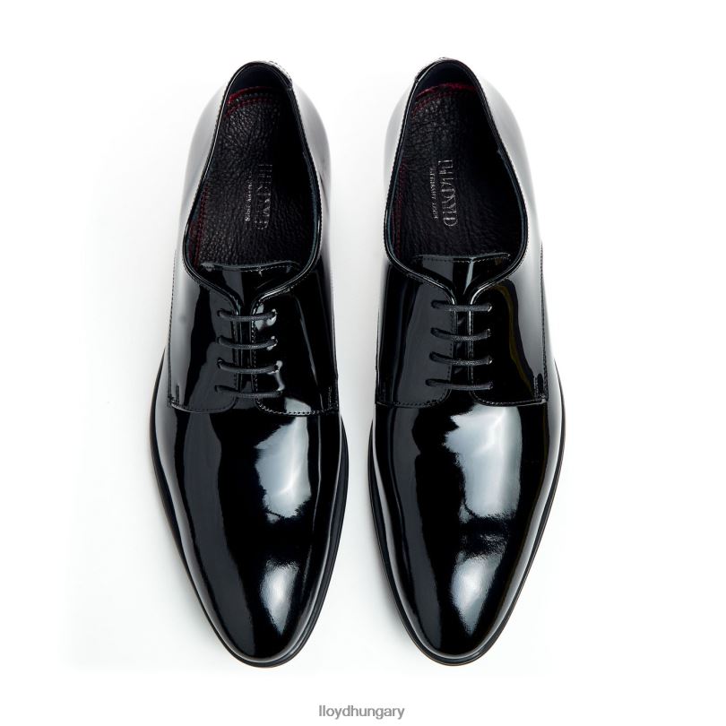 cipő HU LLOYD férfiak porta fekete 6444N62