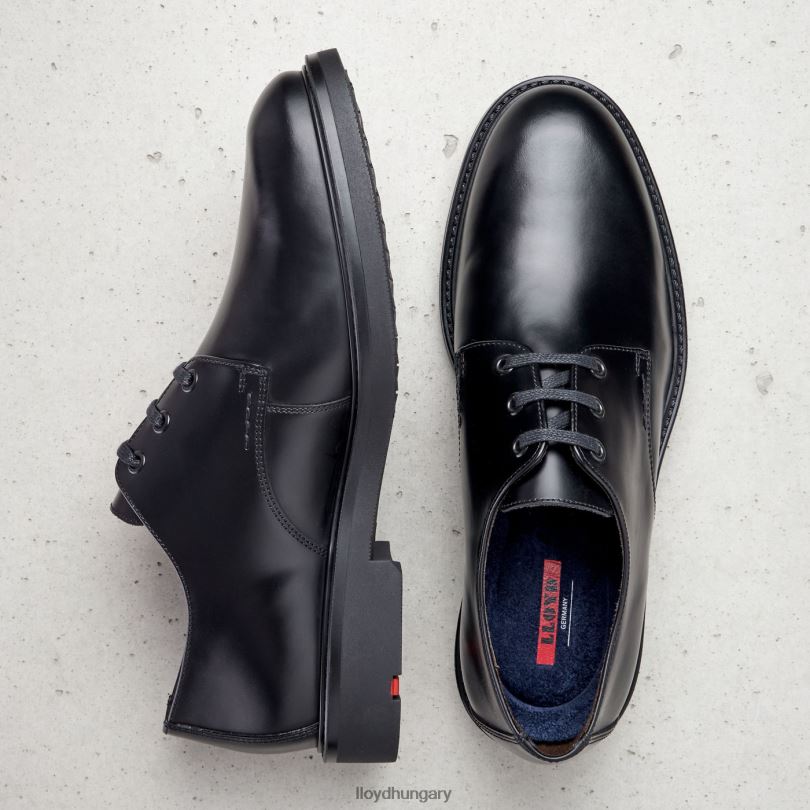 cipő HU LLOYD férfiak silvano fekete 6444N194
