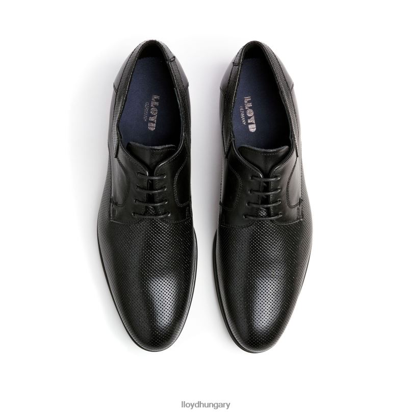 cipő HU LLOYD férfiak villám fekete 6444N86