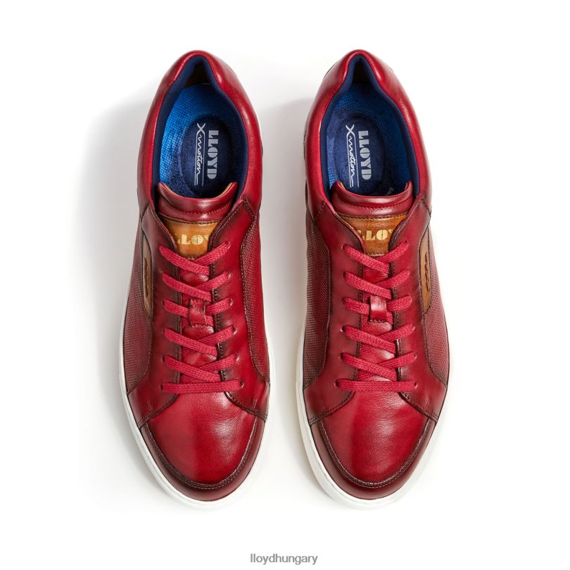 cipő HU LLOYD férfiak Malaga piros 6444N259