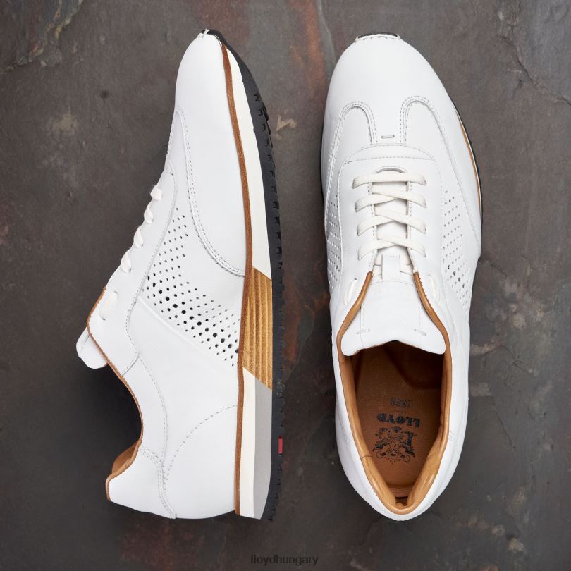 cipő HU LLOYD férfiak Walcott fehér 6444N1320