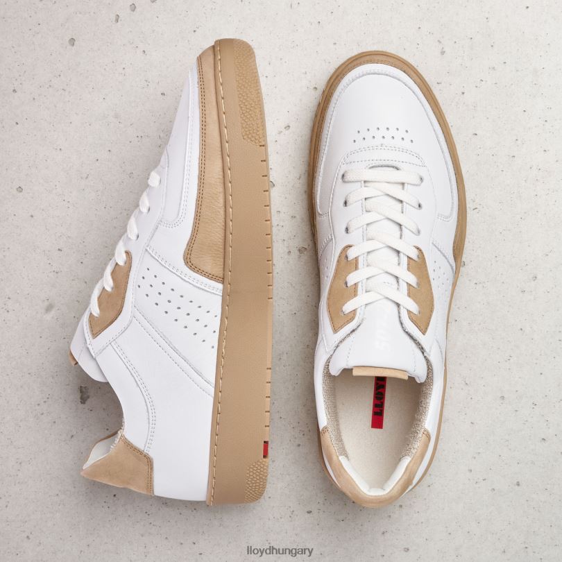 cipő HU LLOYD férfiak arel fehér 6444N382