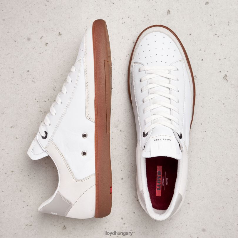 cipő HU LLOYD férfiak báró fehér 6444N389