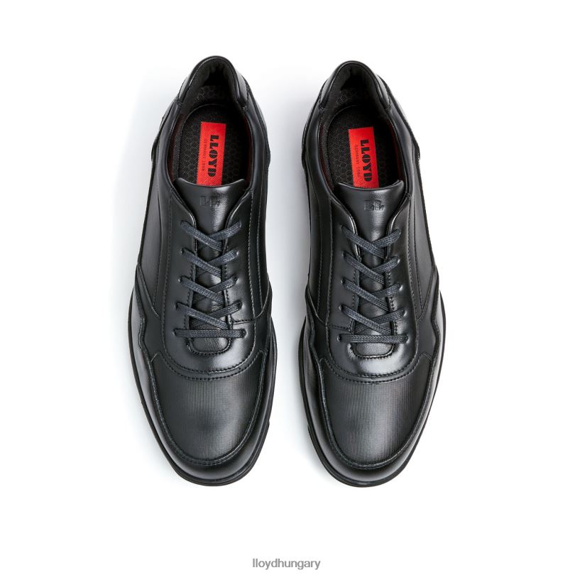 cipő HU LLOYD férfiak barnard fekete 6444N302