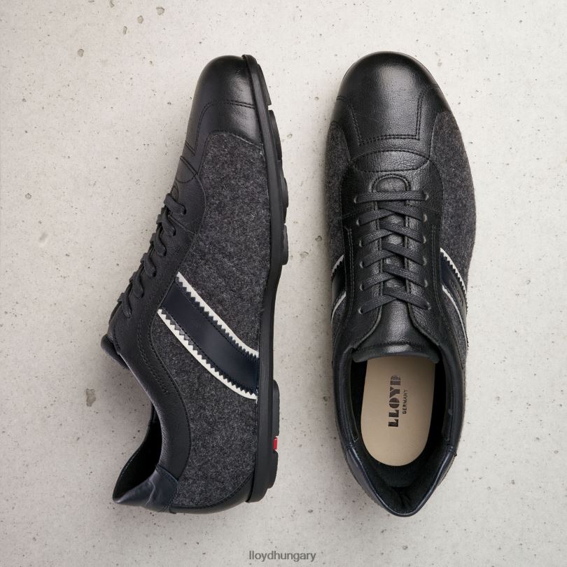 cipő HU LLOYD férfiak batu fekete 6444N451
