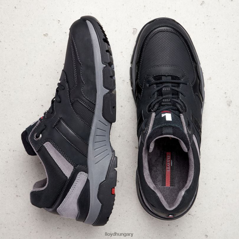 cipő HU LLOYD férfiak epikus fekete 6444N342