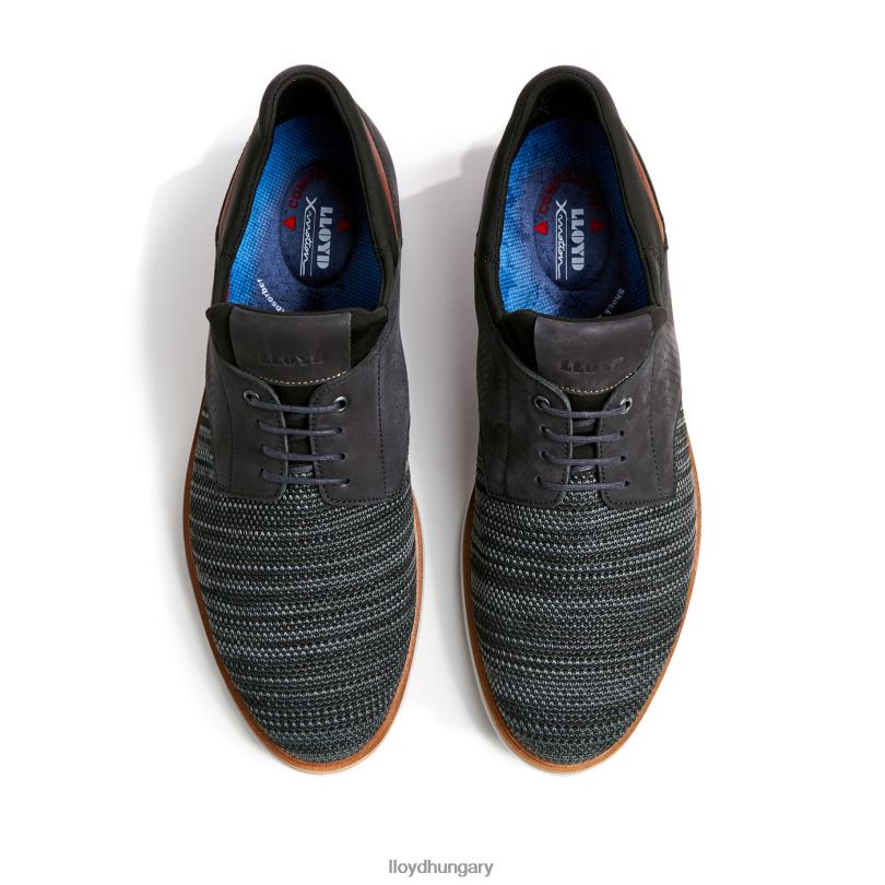 cipő HU LLOYD férfiak kerin (xtrawide) fekete 6444N273