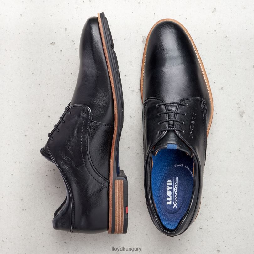 cipő HU LLOYD férfiak massimo fekete 6444N189