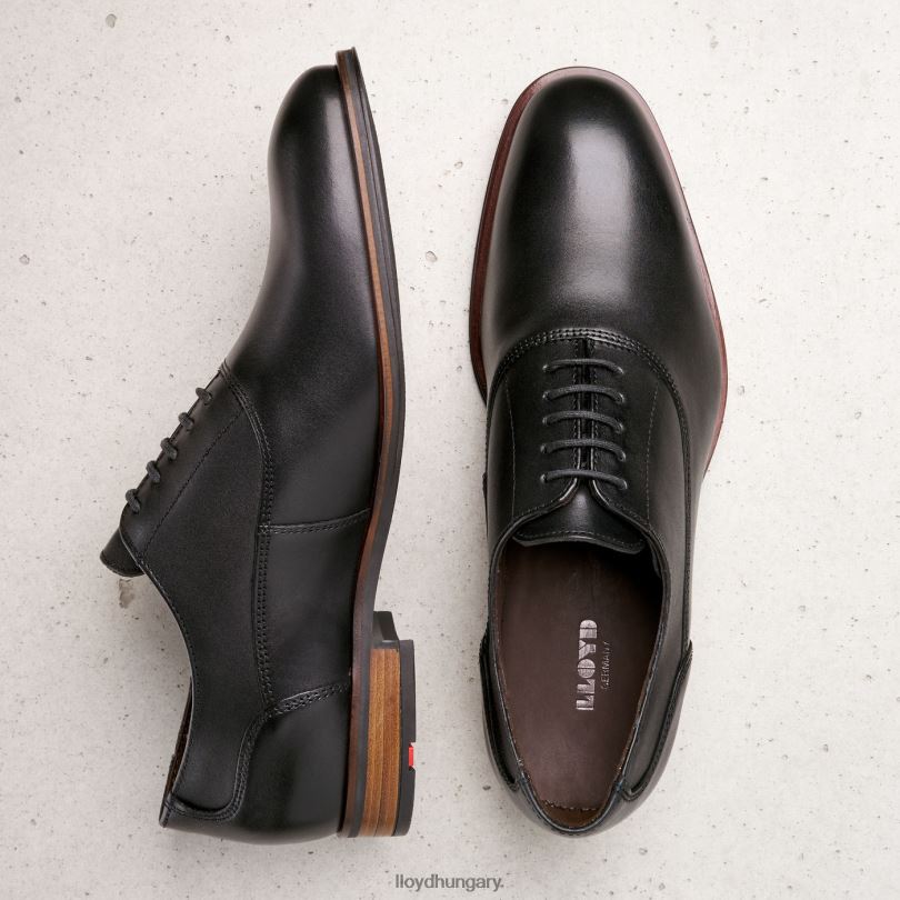 cipő HU LLOYD férfiak Sámuel fekete 6444N196