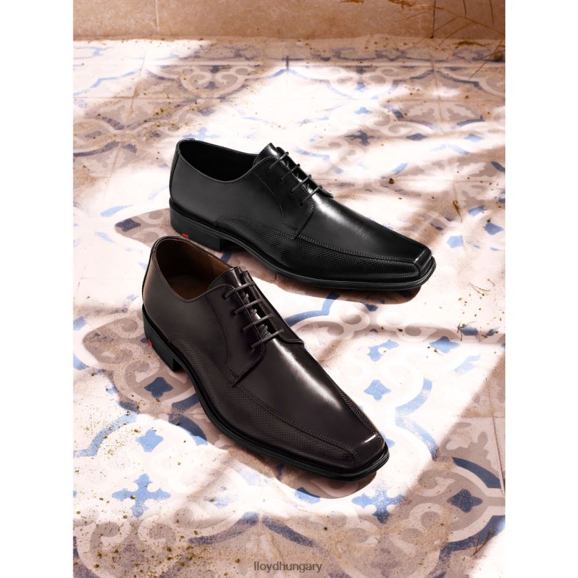cipő HU LLOYD férfiak dagget fekete 6444N190