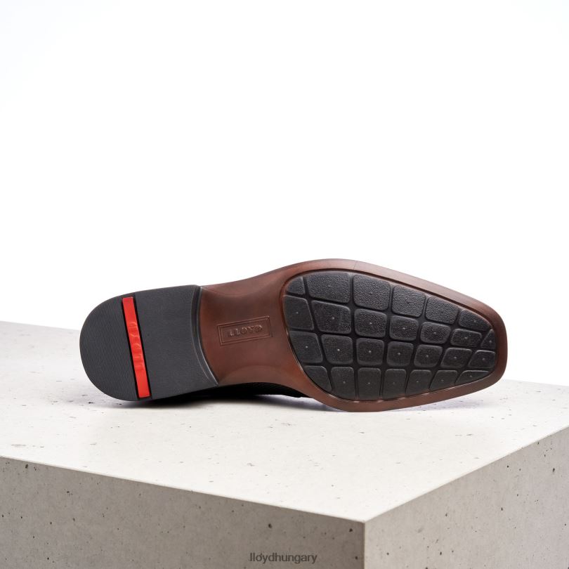 cipő HU LLOYD férfiak dagget fekete 6444N190