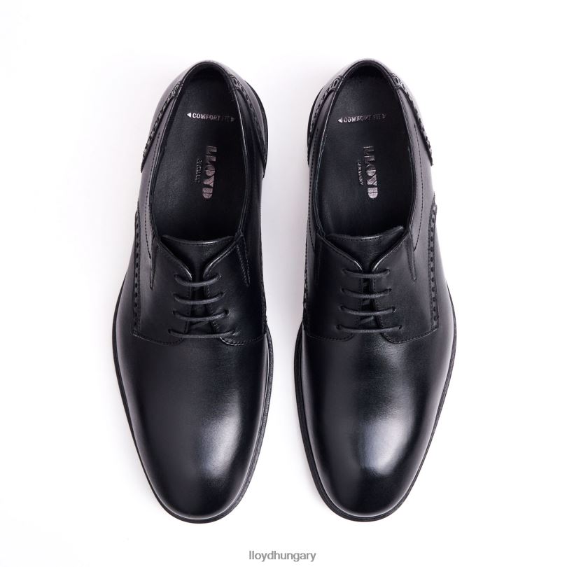 cipő HU LLOYD férfiak koog (xtrawide) fekete 6444N31