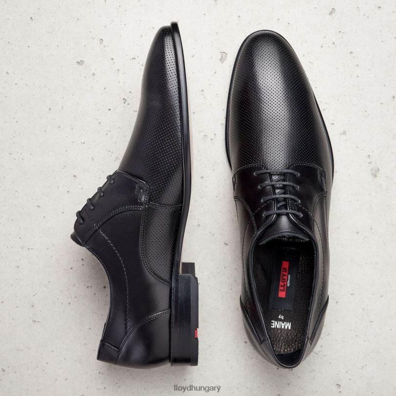 cipő HU LLOYD férfiak maine fekete 6444N193