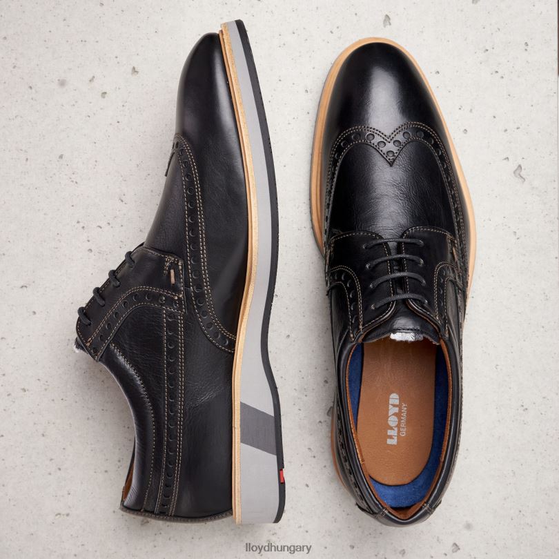 cipő HU LLOYD férfiak nafir fekete 6444N246