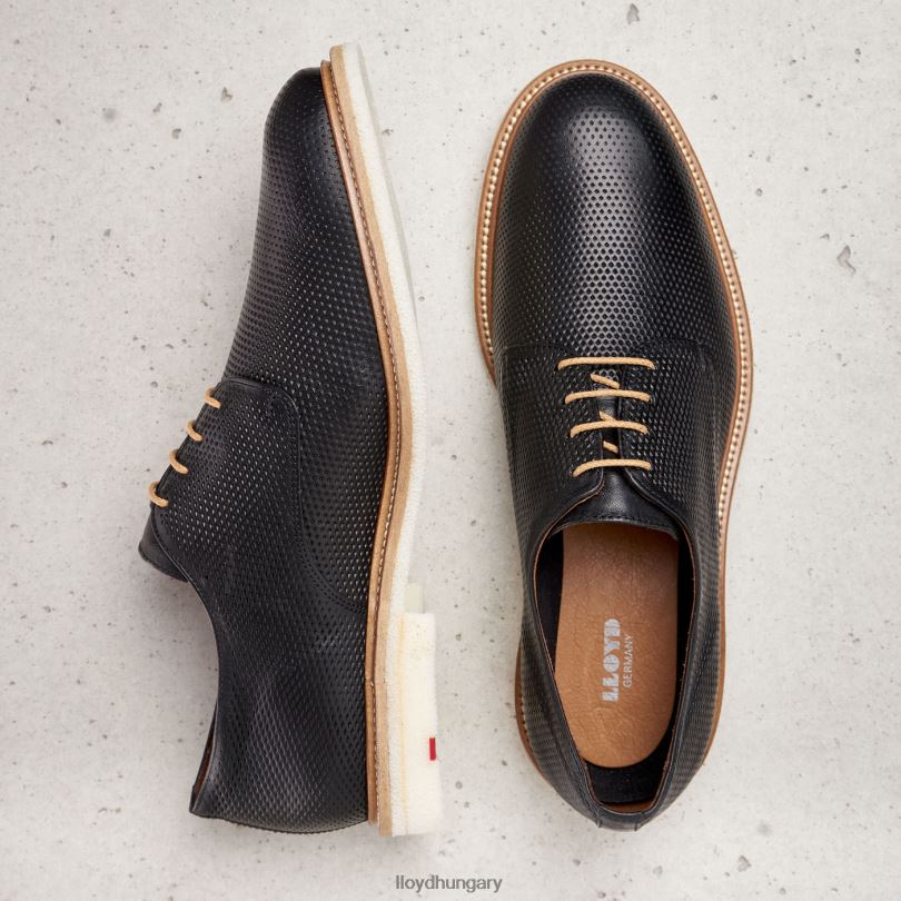 cipő HU LLOYD férfiak palma fekete 6444N225